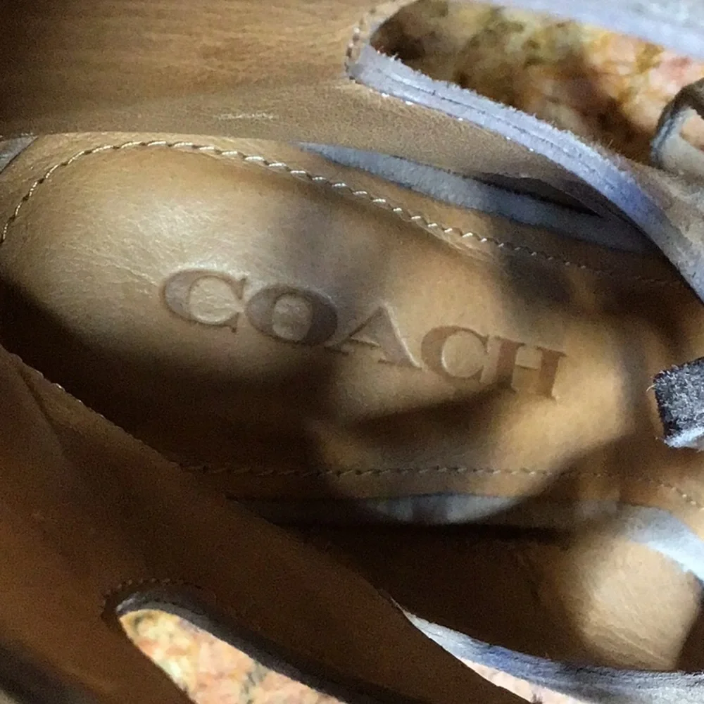 COACH PRISCILLA LUX SUEDE COLOR STONE NEW CONDITION - Picture 7 of 12